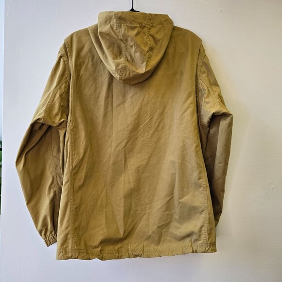 Duluth Trading Co. Mens Medium Gold Hooded Zip Jacket With Elastic Cuffs & Pocke - Picture 2 of 15